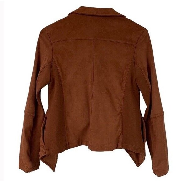 Good Hart by Matilda Jane Cordell Jacket Faux Suede Draped Lightweight Moto XS - Picture 3 of 10